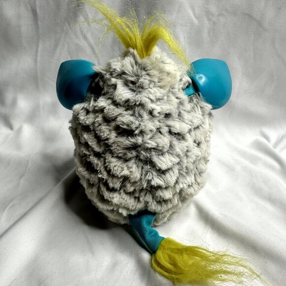 Hasbro 2012 Furby Boom Raincloud Grey Teal Blue Interactive Talking Tested - Picture 5 of 11